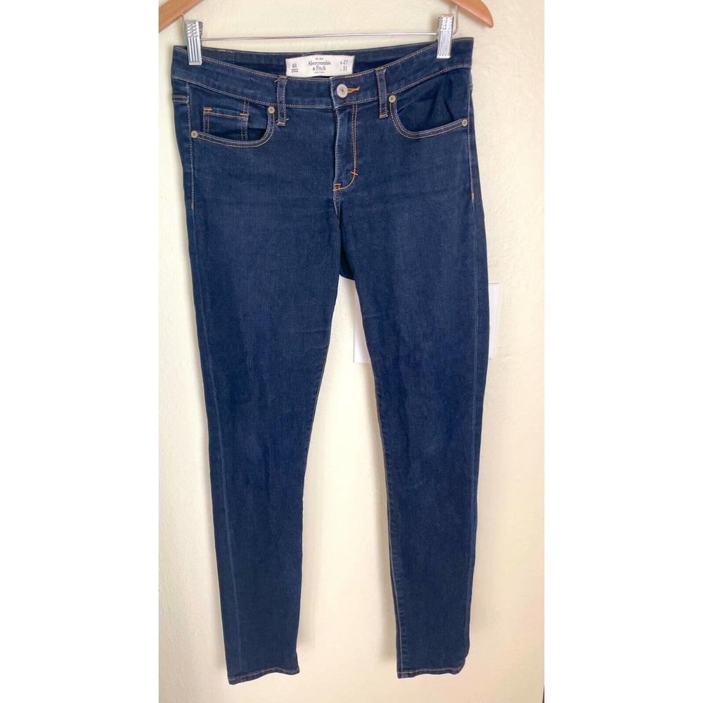 Abercrombie & Fitch Jeans Women's 4R Super Skinny Blue Denim Dark Wash